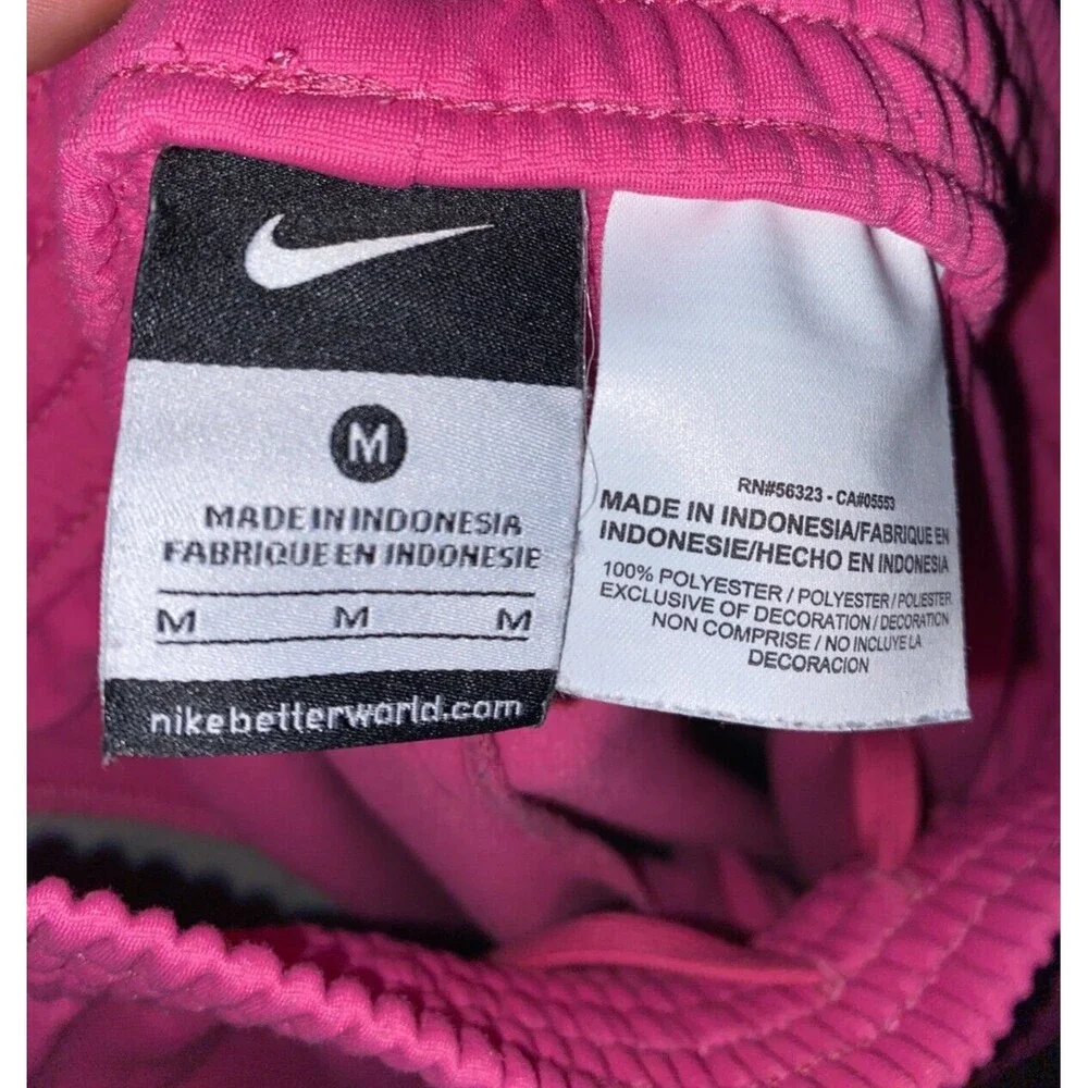 Nike Dri-Fit Pants Girls Neon Bright Pink Therma Training Youth Size M